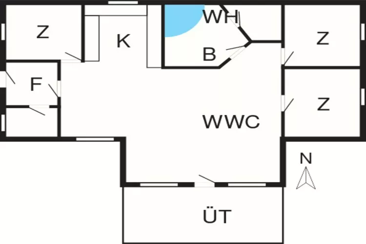 6 persoons vakantie huis in Hemmet-By Traum-Plattegrond