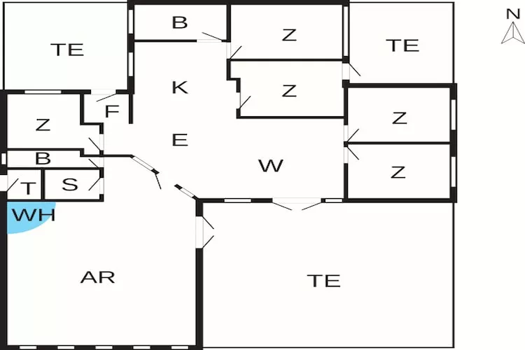 12 persoons vakantie huis in Harboøre-By Traum-Plattegrond