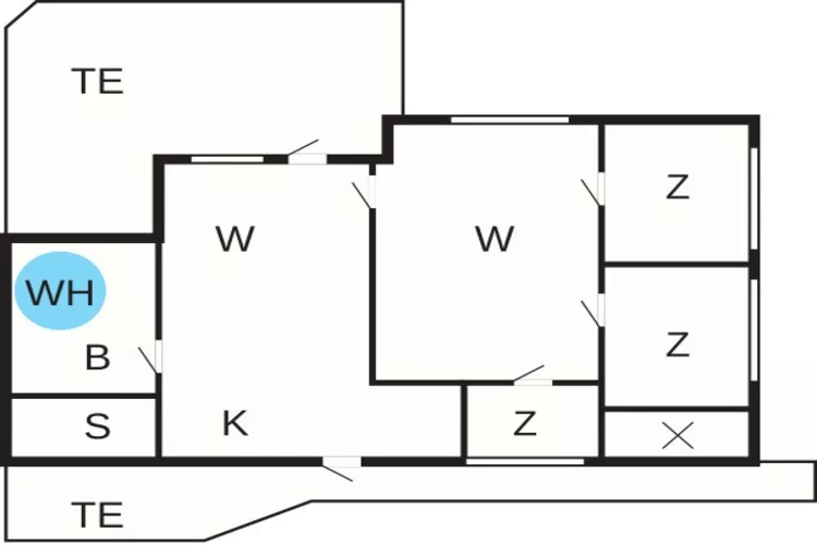 6 persoons vakantie huis in Fanø-By Traum-Plattegrond