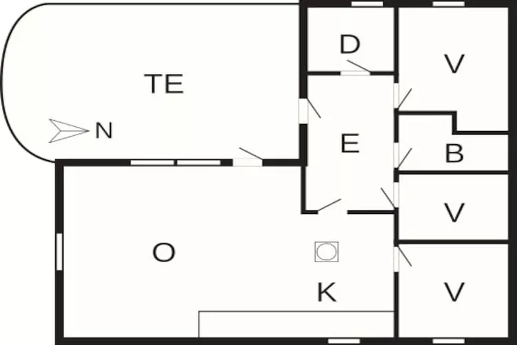5 persoons vakantie huis in Ulfborg-By Traum-Plattegrond