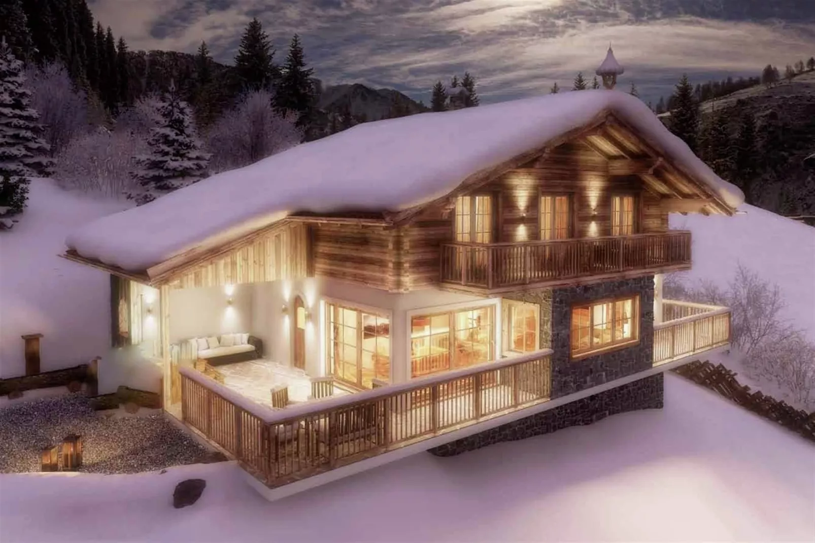 Chalet Lindelodge-Exterieur winter