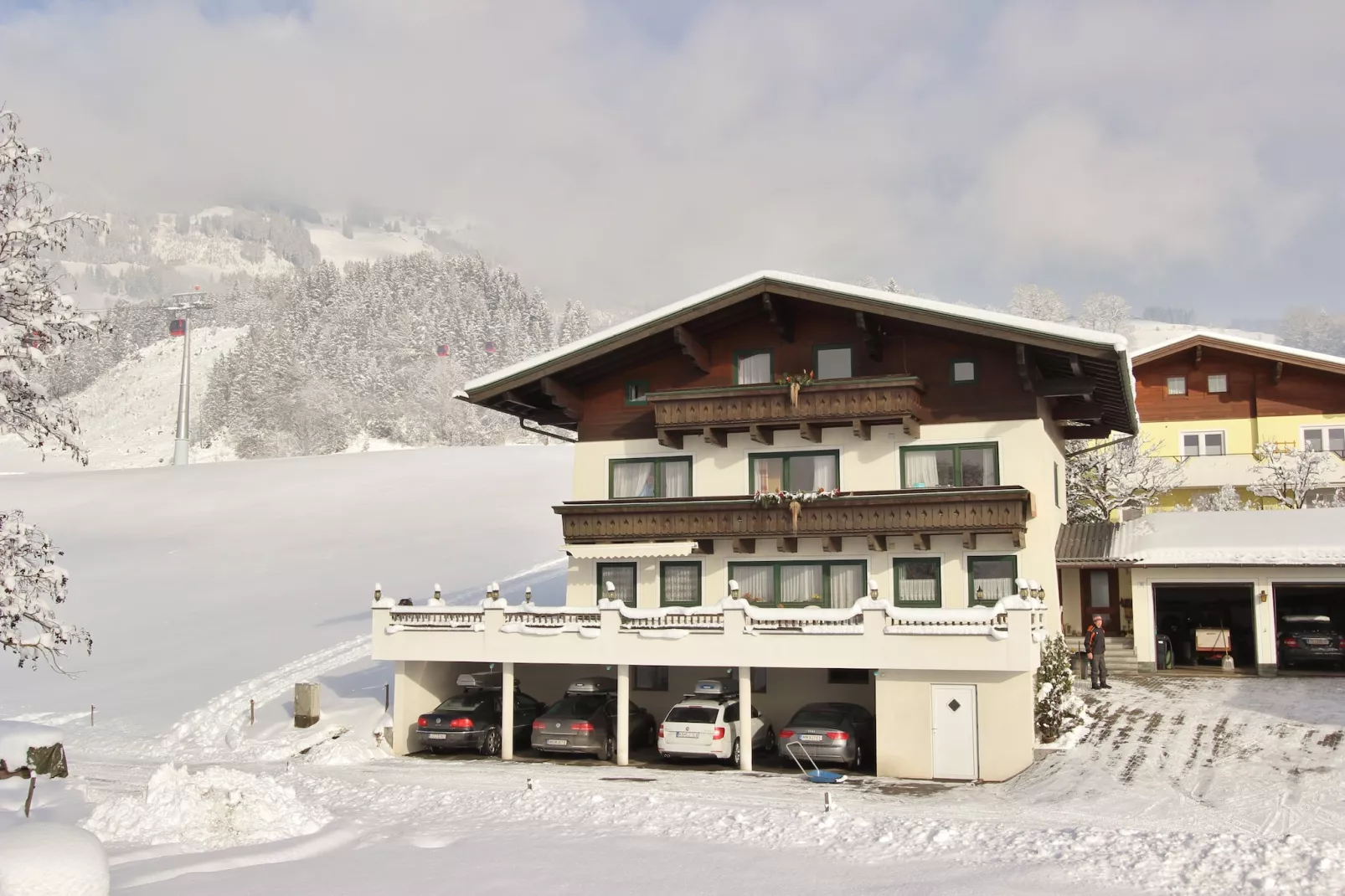 Panoramablick-Exterieur winter