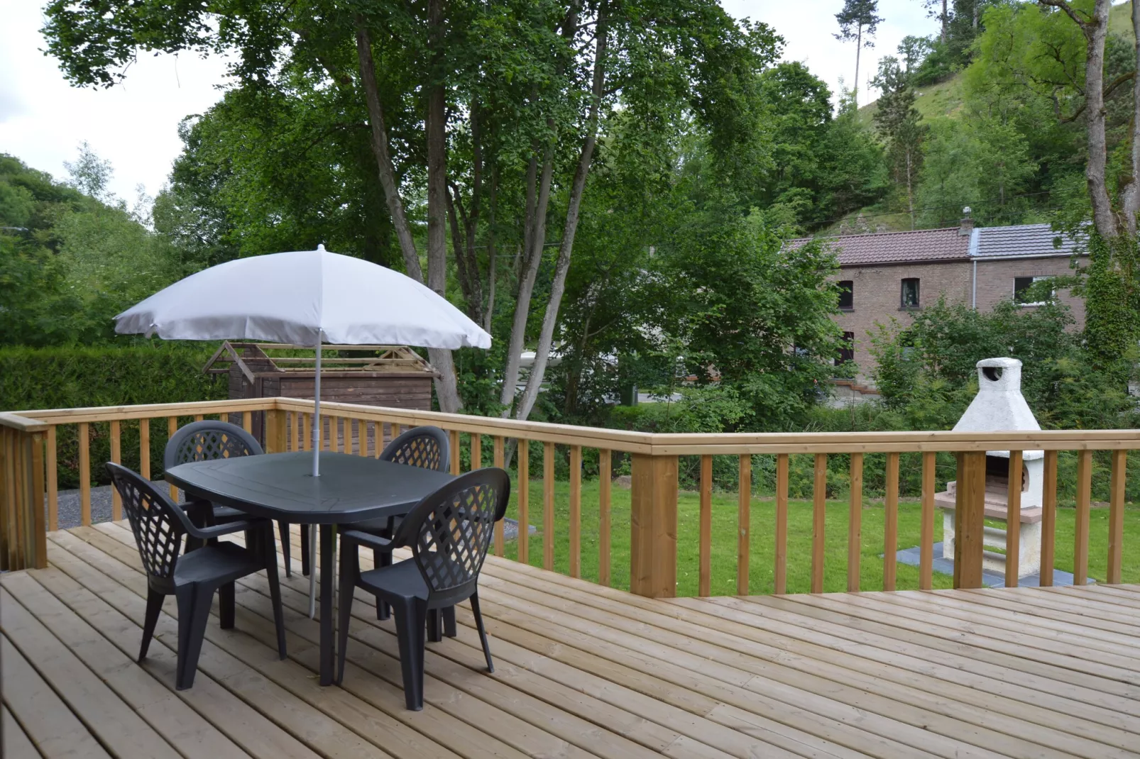 Le Chalet Chaleureux A-Terrasbalkon
