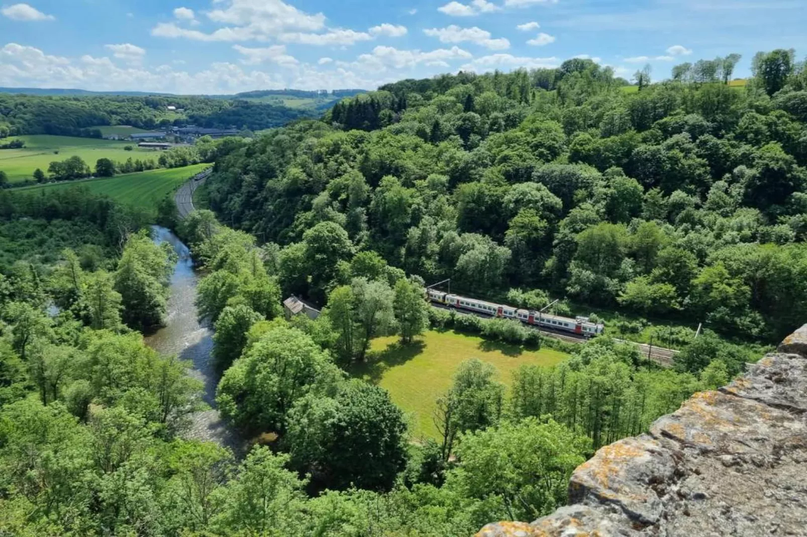 Chateau Angelus-Gebieden zomer 20km