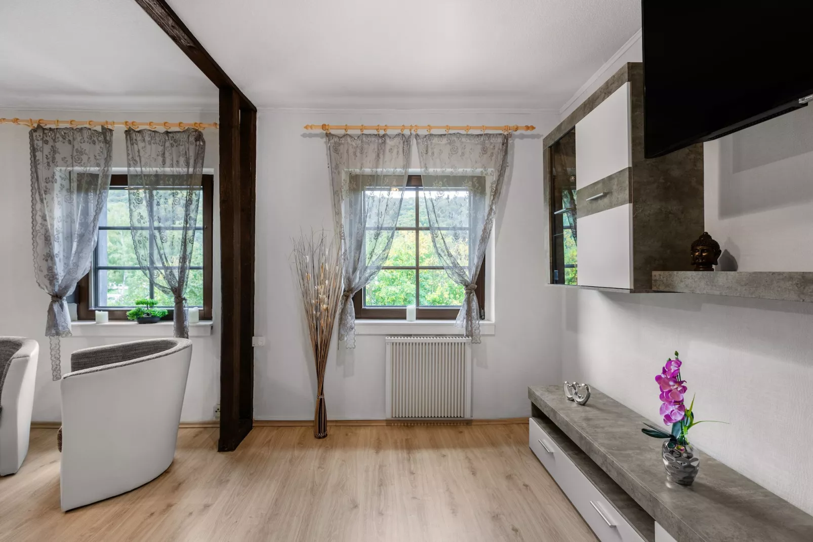 Großes Ferienhaus mit Moselblick-Woonkamer