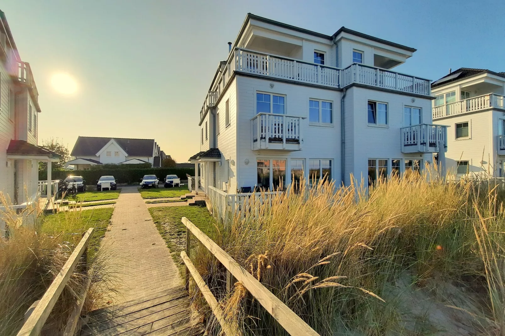 Doppelhaushälfte Olpenitz-Villa Libelle 93 qm 5-6 Pers-Buitenkant zomer