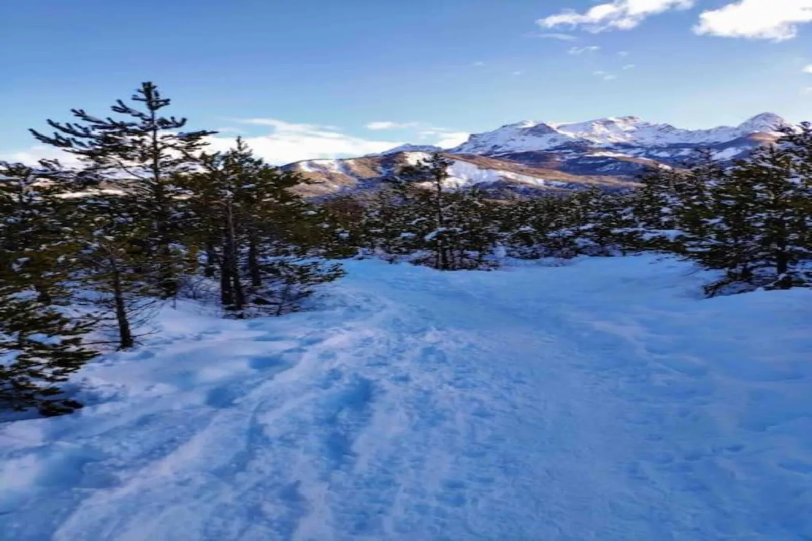 Le Village de Praroustan 3-Gebied winter 5km
