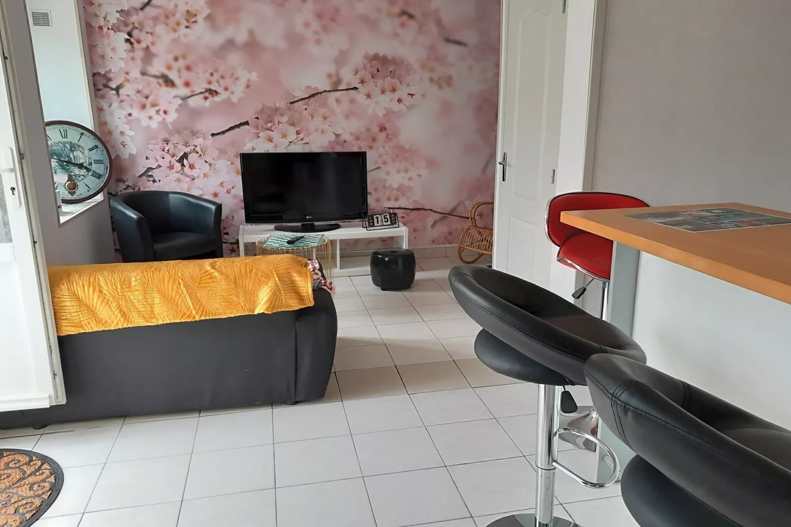 Chez Papounet-Woonkamer