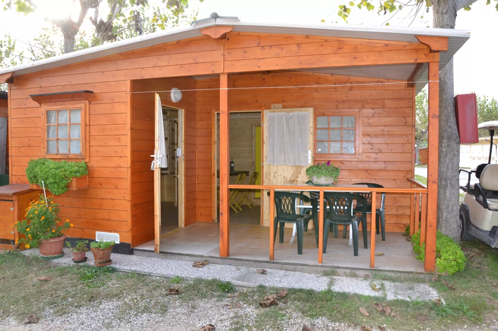 Camping Classe Village - Chalet Sei-Buitenkant zomer