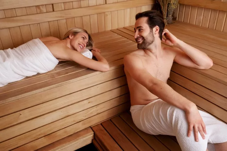 Dom wakacyjny w Mielenku dla 6 osób-Sauna