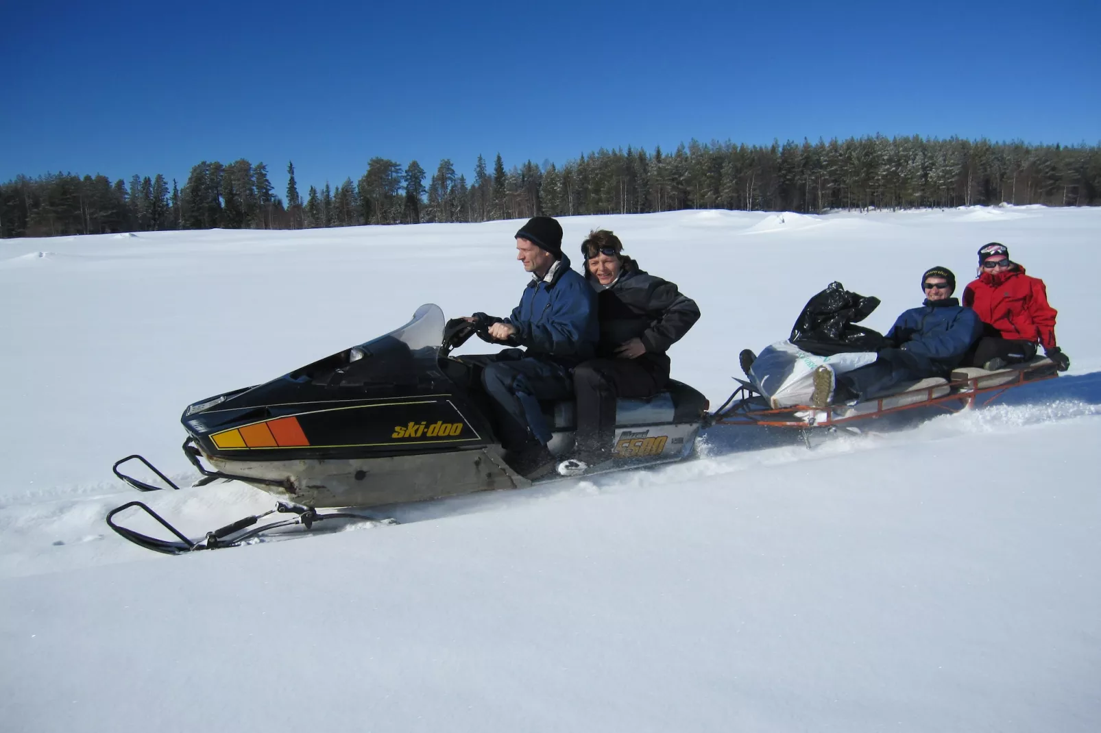 Letafors Herrgård-Gebied winter 5km