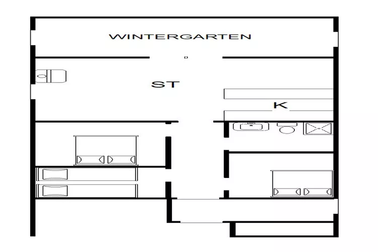 6 persoons vakantie huis in Tarm-By Traum-Plattegrond