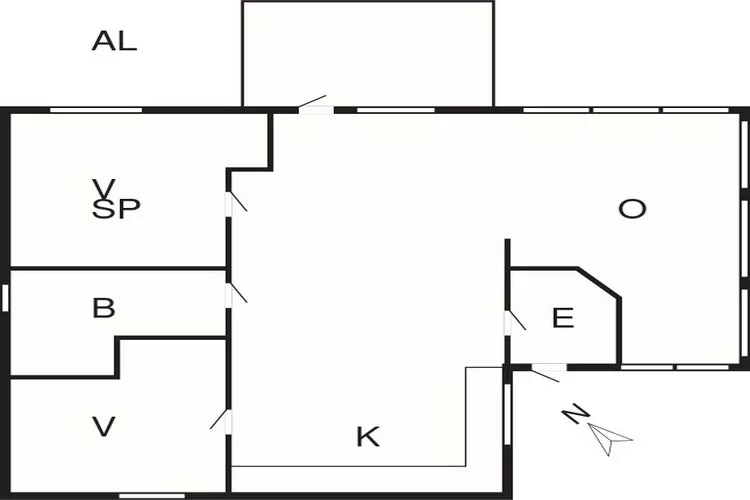 Strandgeluk in Sandkas -- By Traum Ferienwohnungen-Plattegrond