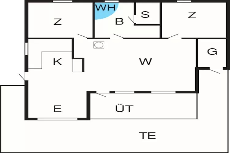 6 persoons vakantiehuis in Ringkøbing-Plattegrond