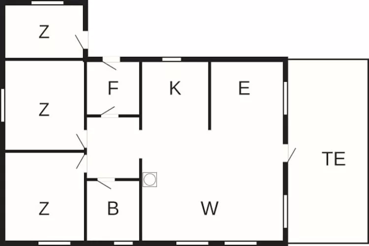 5 persoons vakantie huis in olden-Plattegrond