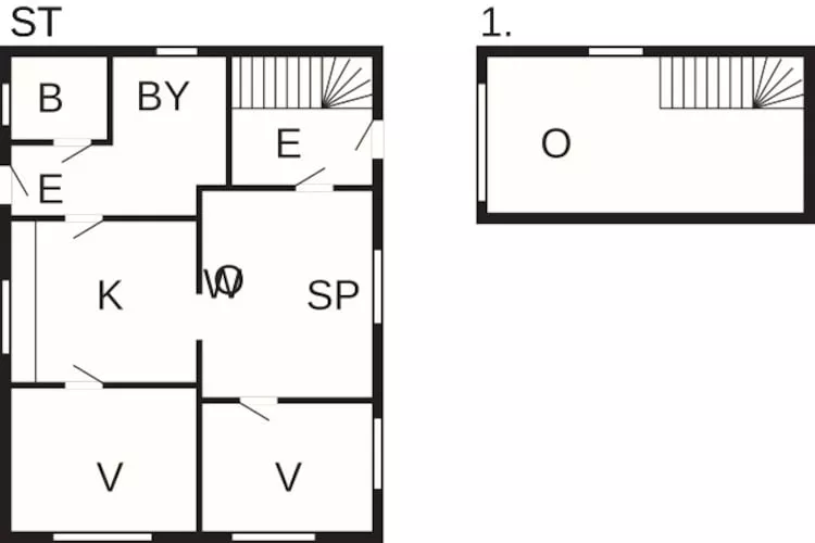 6 persoons vakantie huis in Karby-By Traum-Plattegrond