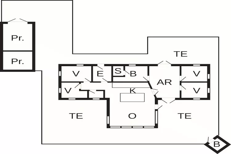 Modern huis met spa -- By Traum Ferienwohnungen-Plattegrond