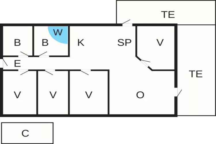 9 persoons vakantie huis in Humble-By Traum-Plattegrond