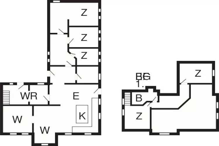 12 persoons vakantie huis in Sønder Omme-By Traum-Plattegrond