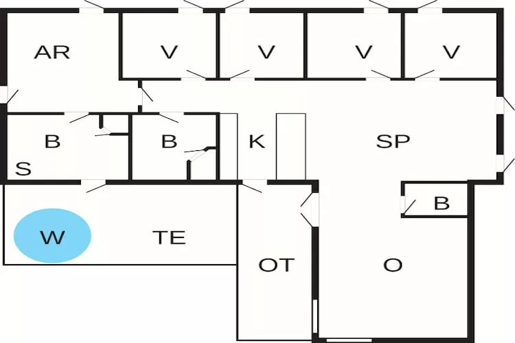 14 persoons vakantie huis in Væggerløse-By Traum-Plattegrond