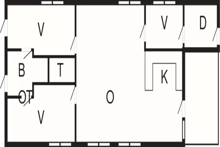 8 persoons vakantie huis in Kirke Hyllinge-Plattegrond