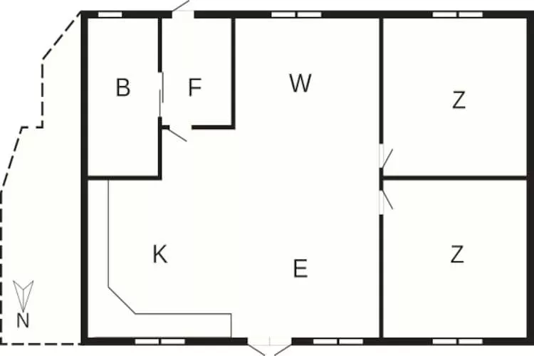 4 persoons vakantie huis in Ebeltoft-By Traum-Plattegrond