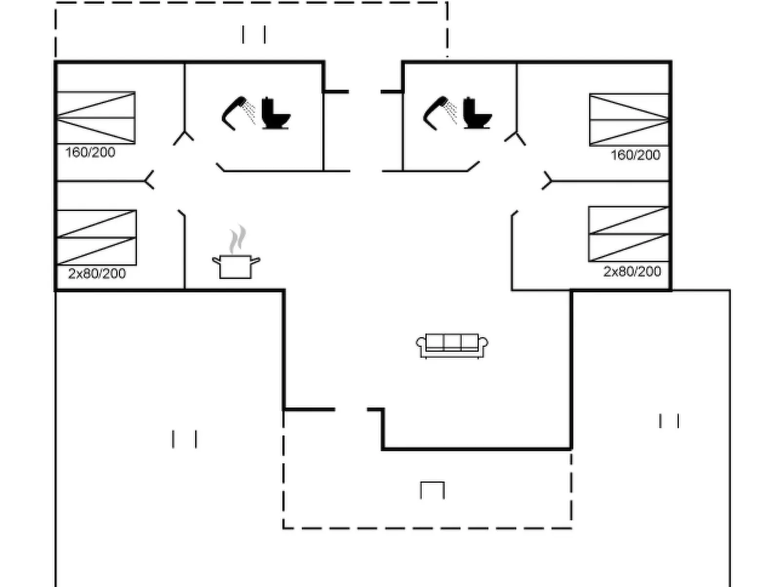 "Widerik" - 260m from the sea-Binnen