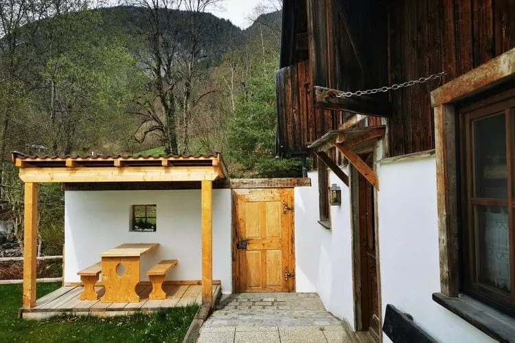 Roßweid Hütte-Tuinen zomer