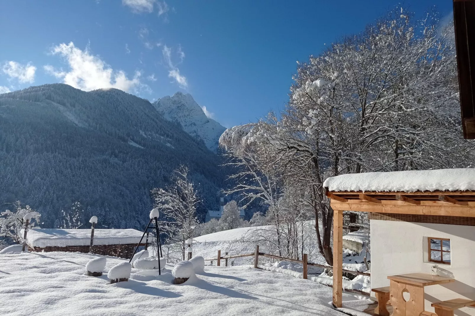 Roßweid Hütte-Exterieur winter