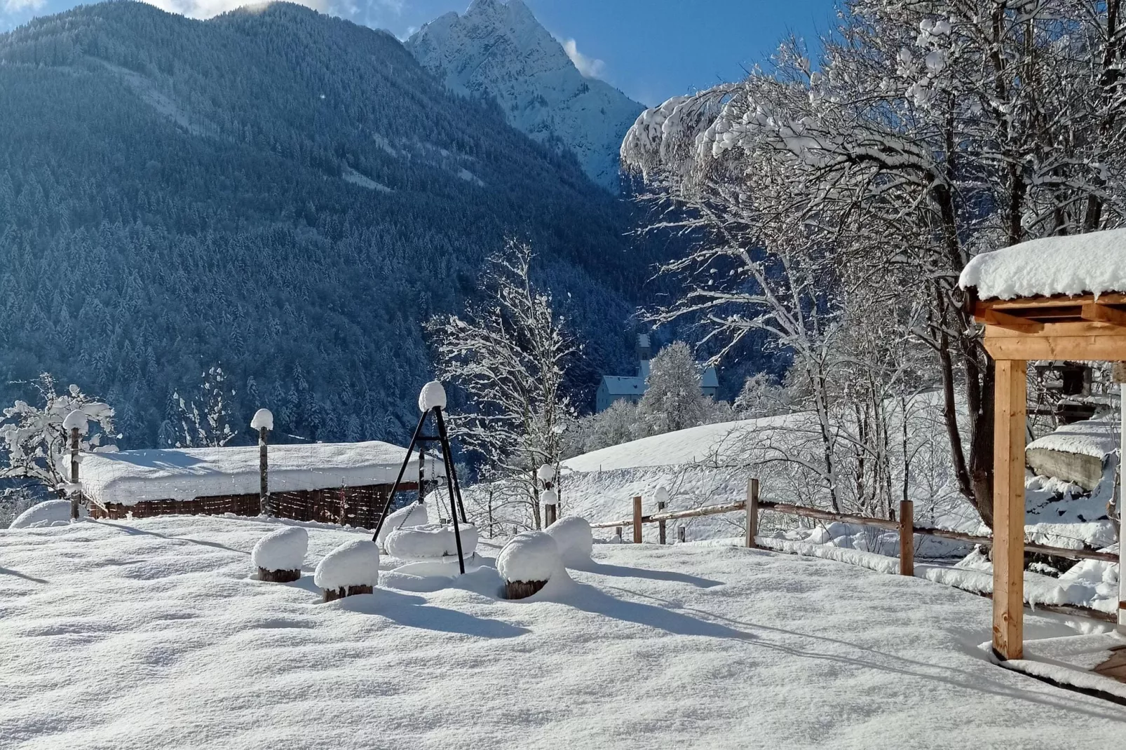 Roßweid Hütte-Exterieur winter