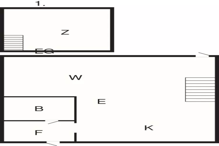 4 persoons vakantie huis in Tønder-By Traum-Plattegrond