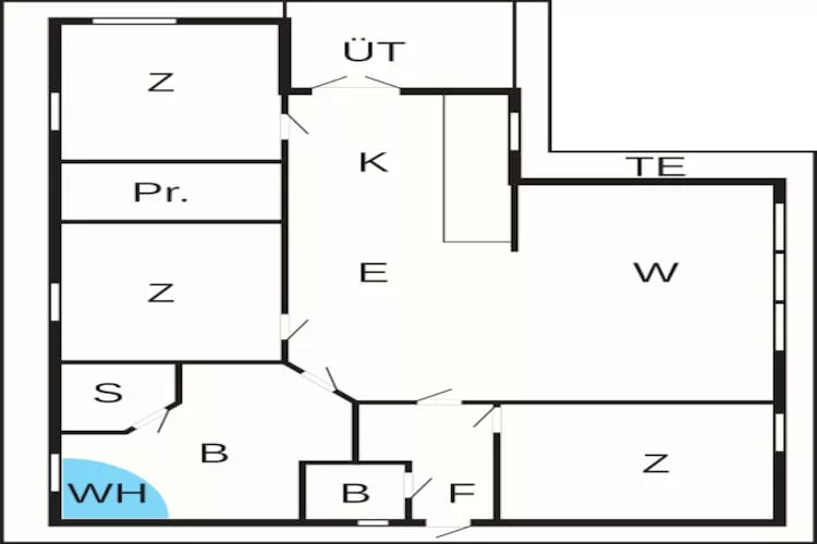 6 persoons vakantie huis in Fur-By Traum-Plattegrond