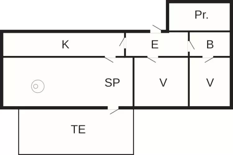 4 persoons vakantie huis in Østervrå-By Traum-Plattegrond