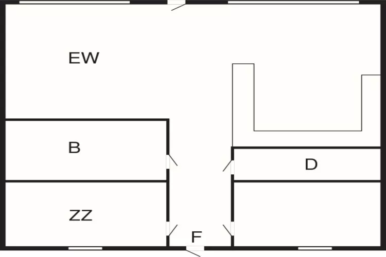 Vakantiehuis in Stubbekøbing-By Traum-Plattegrond