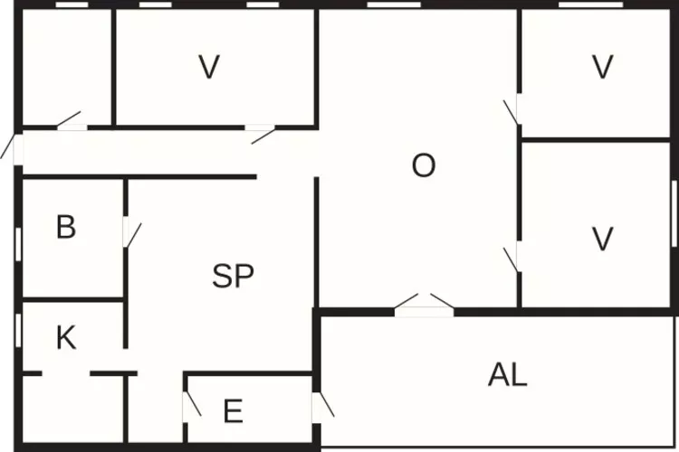 6 persoons vakantie huis in MUNSö-By Traum-Plattegrond