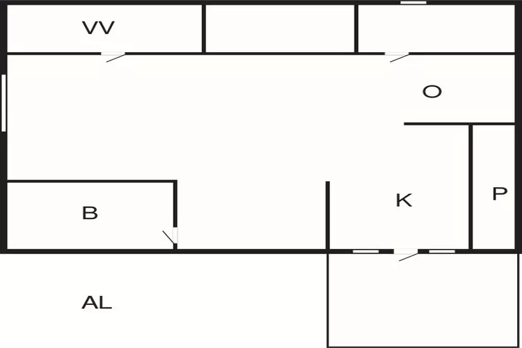 6 persoons vakantie huis in BOLLEBYGD-By Traum-Plattegrond