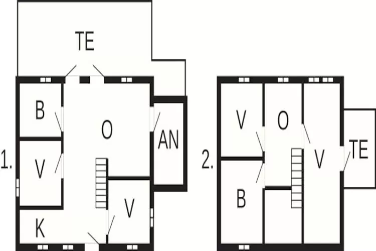8 persoons vakantie huis in Bjert-By Traum-Plattegrond