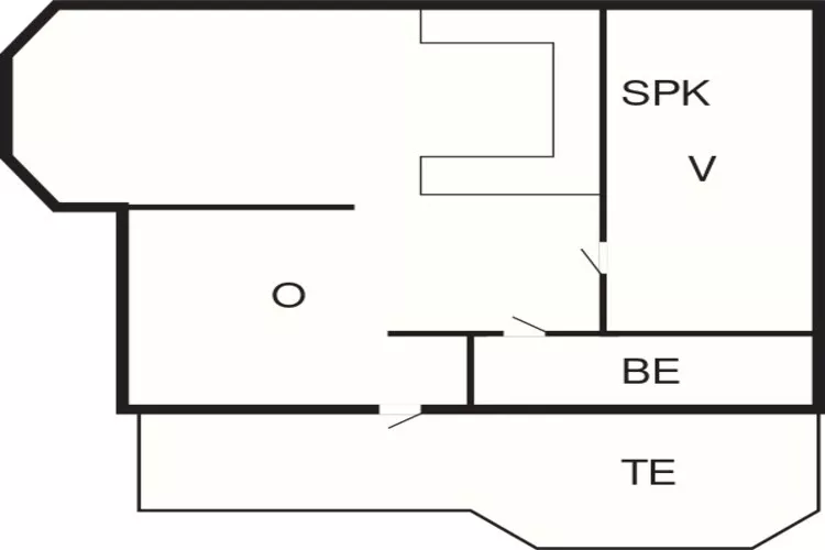 5 persoons vakantie huis in SÖLVESBORG-By Traum-Plattegrond