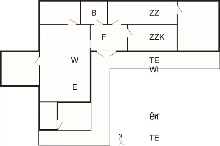 6 persoons vakantie huis in Thyholm-By Traum-Plattegrond