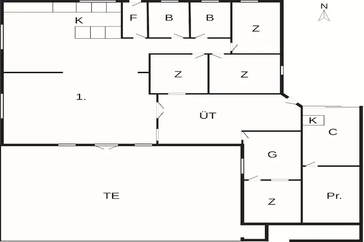 8 persoons vakantie huis in Hejls-By Traum-Plattegrond