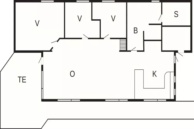 6 persoons vakantie huis in Pandrup-By Traum-Plattegrond