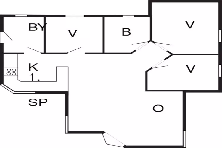 6 persoons vakantie huis in Væggerløse-By Traum-Plattegrond