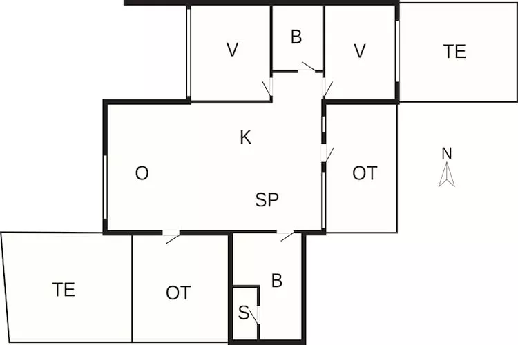 6 persoons vakantie huis in Hadsund-By Traum-Plattegrond