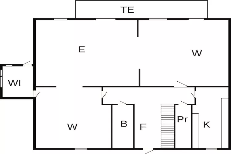Kustcharme in Gedser -- By Traum Ferienwohnungen-Plattegrond