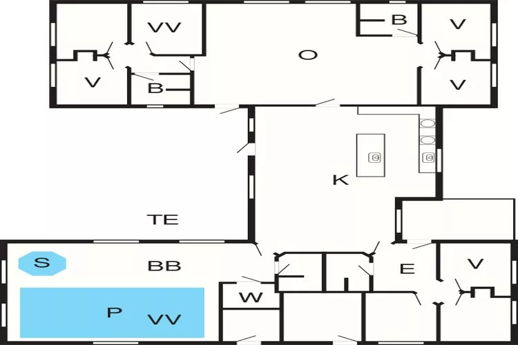 Luxe retraite bij Houstrup -- By Traum Ferienwohnungen-Plattegrond