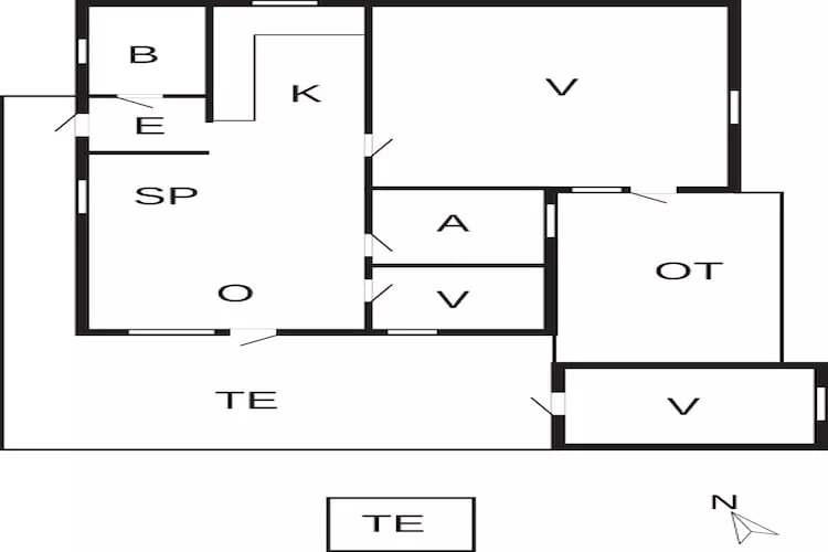 6 persoons vakantie huis in Hemmet-By Traum-Plattegrond