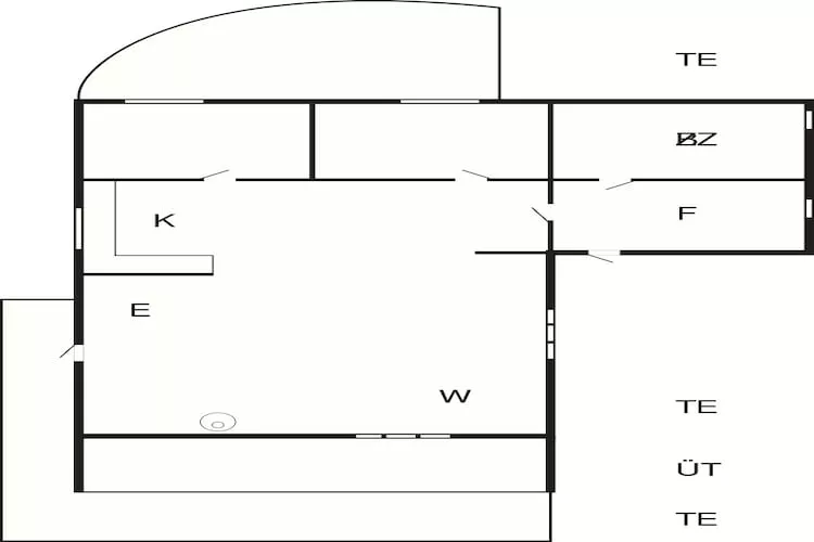 6 persoons vakantie huis in Roslev-By Traum-Plattegrond