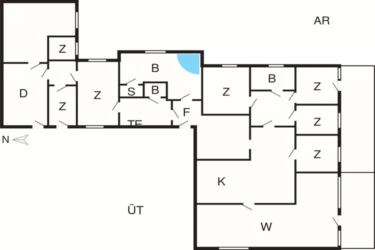 4 sterren vakantie huis in Harboøre-By Traum-Plattegrond