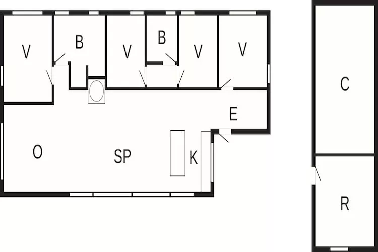 5 sterren vakantie huis in Ålbæk-By Traum-Plattegrond