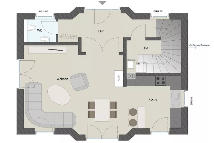 Seeadler 49-Plattegrond